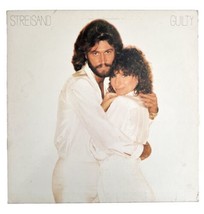 Barbra Streisand Barry Gibb Guilty Duet 1980 Vinyl Record 33 12&quot; Vintage VRF3 - £16.09 GBP