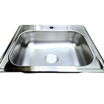 Elkay D125221 Dayton 25&quot; Drop In Single Basin Stainless Steel Kitchen Sink - $2,198.22 MXN
