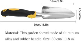 Garden Shovel Hand Trowel Mini Shovel Garden Tools Cast Aluminum Heavy Duty Gard - £16.74 GBP