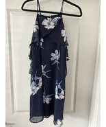 Skies Are Blue Womens Navy Blue Floral Like Print Dress Size Large - €12,82 EUR