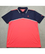 PUMA Golf Polo Shirt Men&#39;s L Multi Performance Stretch Dry Cell 1900 Cre... - $24.47