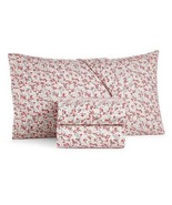 3PC Martha Stewart Collection Holiday Printed Twin Sheet Set, Ditsy Floral - €121,03 EUR