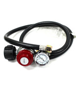 4 Ft BBQ Hose &amp; High Pressure 20 PSI Adjustable LP Propane Regulator Gau... - $32.05 CAD