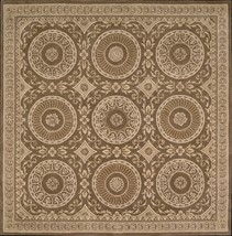 Nourison 6811 Versailles Palace Area Rug Collection Mocha 5 ft 3 in. x 8 ft 3 in - $647.01