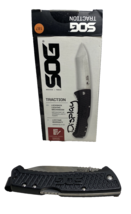 SOG Traction Lockback Folding Pocket Knife - Black See Description - £15.26 GBP