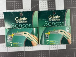 Gillette Sensor Excel For Women 10 Razor Cartridges With Aloe NOS - £25.29 GBP