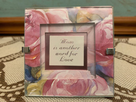 Vintage &quot;MOM is another word for Love&quot; Clip-Frame Print - £5.56 GBP