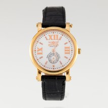 Invicta Femmes Plaqué or Rose Robe Montre W/ Cuir Bande 2816 - $131.16