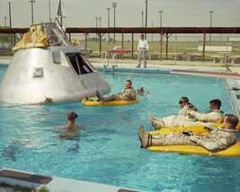 Apollo 1 crew water egress training in pool Grissom White Chaffee Photo Print - £7.04 GBP+