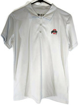 Ohio Buckeyes Womens Polo Medium Gray - $13.53