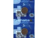Renata 393 SR754W Batteries - 1.55V Silver Oxide 393 Watch Battery (10 C... - £12.54 GBP+