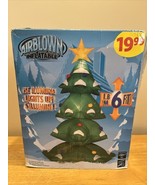 Airblown Inflatable 6 Ft Christmas Tree Bulbs Star Yard Decor Gemmy - $79.19