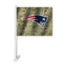 NFL New England Patriots Camo Car Flag Football New - £8.81 GBP