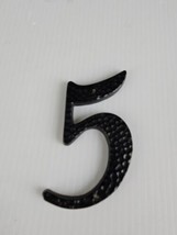 Colonial House Number 5, 4in Height in Black color - £3.99 GBP