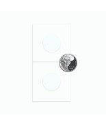 1 bundle of 100 BCW 2&quot; x 2&quot; Nickel Sized Paper Flips - $17.41 CAD