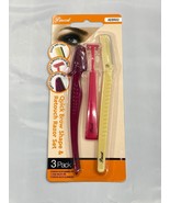 PINCCAT EYEBROW RAZORS QUICK SHAPE &amp; RETOUCH RAZOR SET 3 PACK AEBR02 - €1,69 EUR