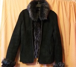 Genuine Sinequanone France Toscana Lamb Fur Jacket Coat Size 3 Casual Di... - £199.83 GBP