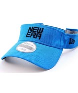 New Era Stacked Blue Lightweight Polyester Adjustable Golf Sun VIsor  - £14.24 GBP