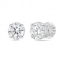 Diana M Jewels 4.00 cts round lab diamond stud earrings size One Size - €756,42 EUR