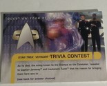 Star Trek Voyager Season 2 Trading Card #51 Trivia Card - $1.97