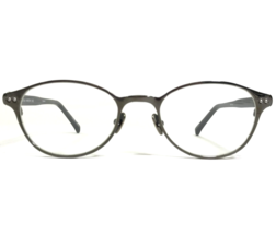 Linda Farrow Luxe Eyeglasses Frames LFL/110/3 Shiny Gray Oval 48-19-145 - £88.41 GBP