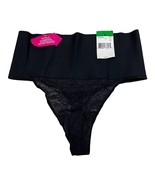 Maidenform Womens L Thong Pantie Shapewear Firm Control Black DM0049 - $17.44 CAD