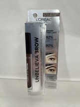 L'Oreal 573 Warm Brunette  Unbelieva-Brow Gel Tinted Makeup Long Wear Waterproof - $5.83
