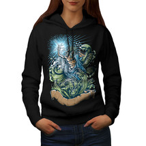 Wellcoda Zeus Old God Womens Hoodie, Mythical Casual Hooded Sweatshirt - £28.95 GBP