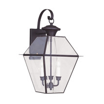 Livex 3 Light Outdoor Wall Lantern in Bronze - $9,924.68 MXN
