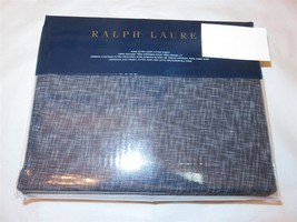 Ralph Lauren Journey&#39;s End Montray King Fitted Navy Sheet - $76.75