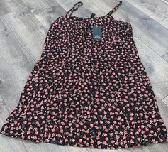 Wild Fable Black Floral Dress Size Medium NWT - £5.36 GBP