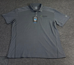 Kuhl Valiant Polo Shirt Merino Wool Blend Short Sleeve Carbon Grey Men&#39;s 2XL NWT - £31.56 GBP