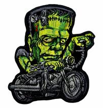 Frankenstein Frankies Sled Embroidered Patch [Iron on Sew on -4.0 X 3.0 ... - £7.81 GBP