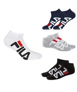 2 Pairs of unisex men women cotton stretchy ankle socks Fila F9199 - $6.65 - $6.66