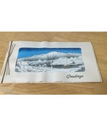 1950s Japanese Christmas Card Print on Fabric - $19.22 CAD