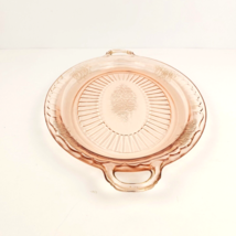 Vintage Hocking Pink Mayfair Depression Glass 14&quot; Oval Platter Serving Tray - £15.89 GBP