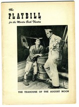 Playbill Teahouse of the August Moon David Wayne John Forsythe Paul Ford 1954 - £11.85 GBP