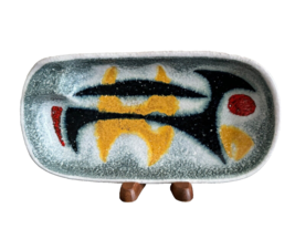 Mid Century Modern Raymor Italy Art Pottery Ceramic Cigar Ashtray - £117.91 GBP