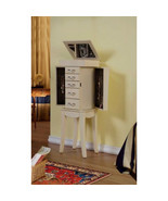 Libra Jewelry Armoire - White - $3,561.36 MXN