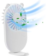 Handheld Mini USB Fan, Portable USB Pocket Fan Rechargeable with Holder,... - $12.86