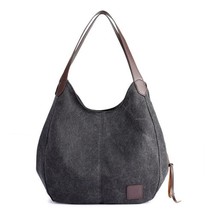 2022 New Women Canvas Handbags s Designer Female Fashion Shoulder Bags Ladies To - £29.04 GBP