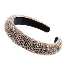 Baroque Ladies Crystal Headband Hair Band Luxury Jewelled Crown Hair Acc... - £40.64 GBP