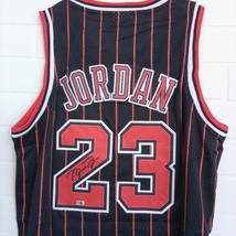 Michael Jordan Signed Autographed Black &amp; Red Jersey - COA - £559.35 GBP