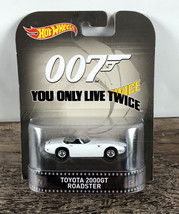 Hot Wheels Retro 007 Bond You Only Live Twice Toyota 2000GT Roadster Rea... - $19.79