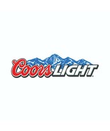 Coors Light Blue Mountains Decal Bumper Sticker - £3.02 GBP+