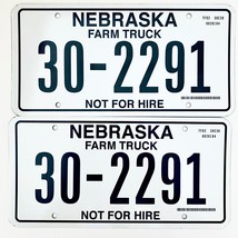  United States Nebraska Not For Hire Farm Truck License Plate 30-2291 - £20.23 GBP