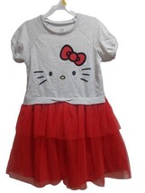 Sanrio Hello Kitty Girls Size Large 10/12 Short Sleeve Tulle Cosplay Dress NWT - £11.10 GBP