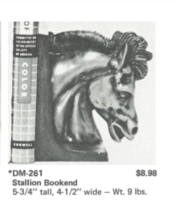 Horse Head Bookends Ceramic Mold Duncan 261 EXCELLENT 6X6 - £39.52 GBP