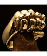 Perfectly Crafted Men&#39;s Outlaw Biker Ring Knuckle Duster Fist - solid Brass - £21.96 GBP+
