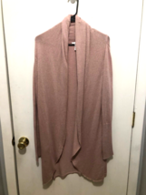 Leith Womens XS Open Front Long Cardigan Sweater With Pockets - $7.91
